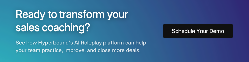 Ready to transform your sales coaching?