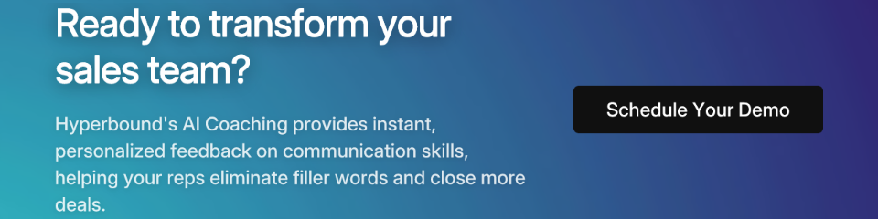 Ready to transform your sales team?