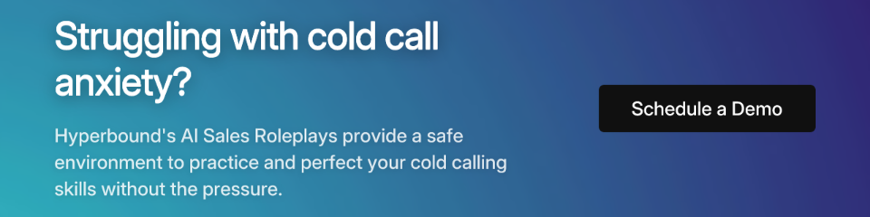 Struggling with cold call anxiety?