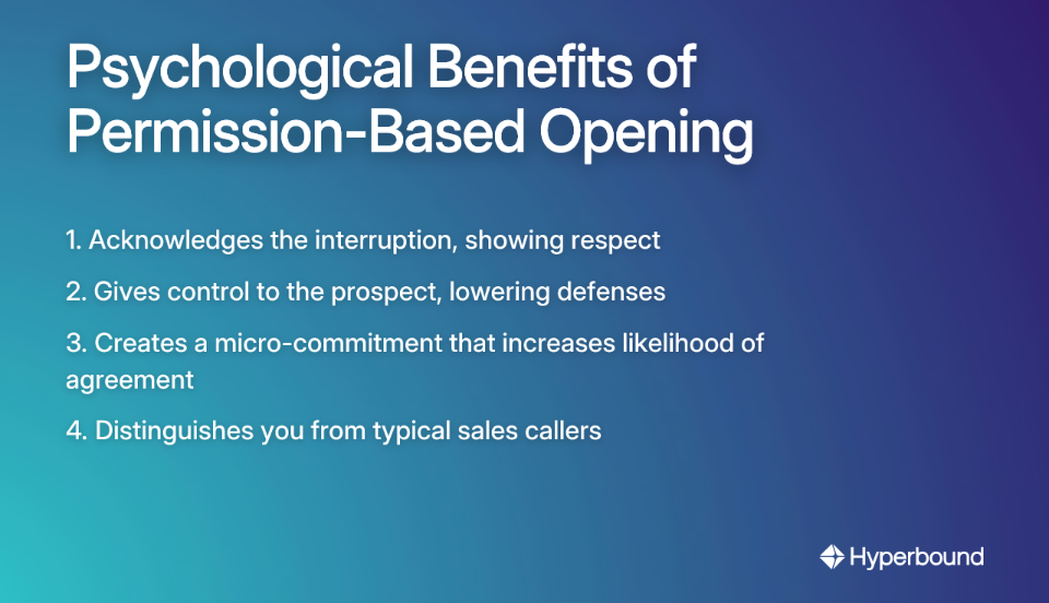 Psychological Benefits of Permission-Based Opening