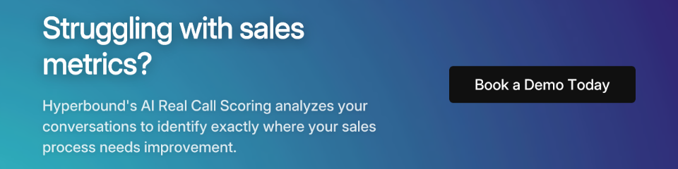Struggling with sales metrics?