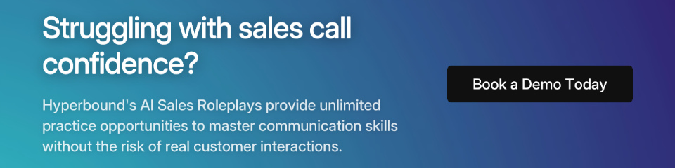 Struggling with sales call confidence?