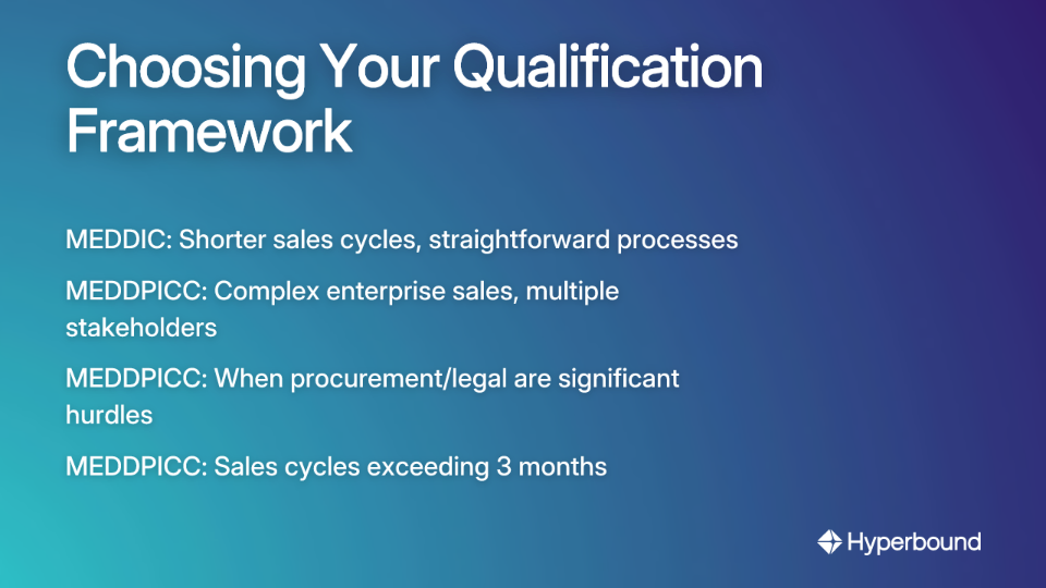 Choosing Your Qualification Framework