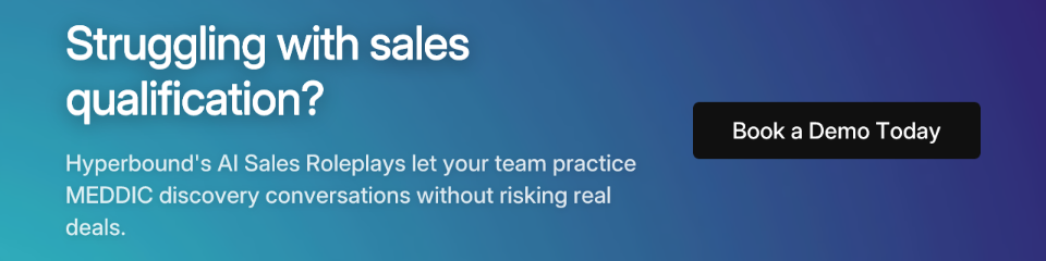Struggling with sales qualification?