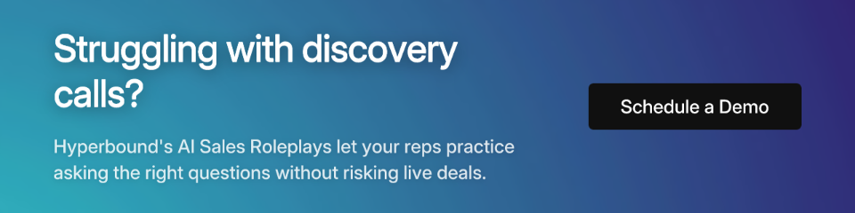 Struggling with discovery calls?