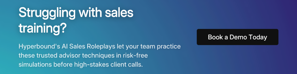 Struggling with sales training?
