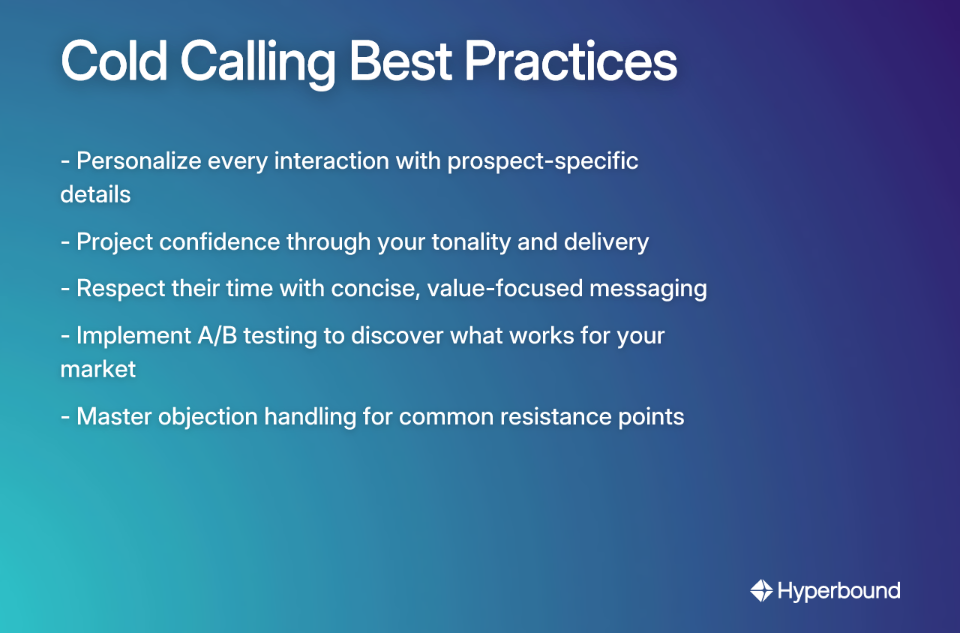 Cold Calling Best Practices