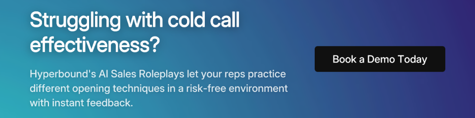 Struggling with cold call effectiveness?