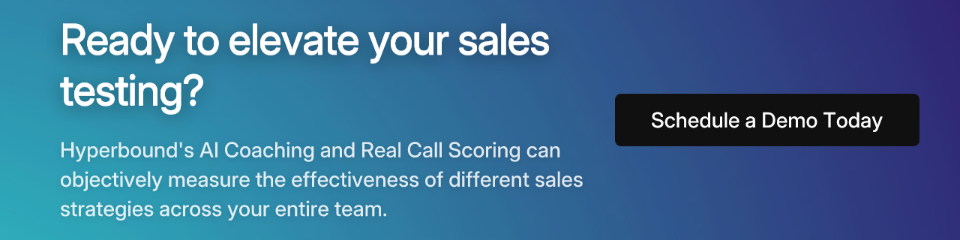 Ready to elevate your sales testing?
