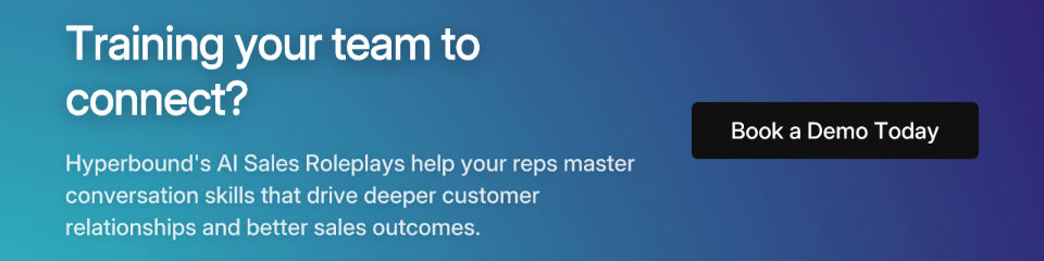 Training your team to connect?