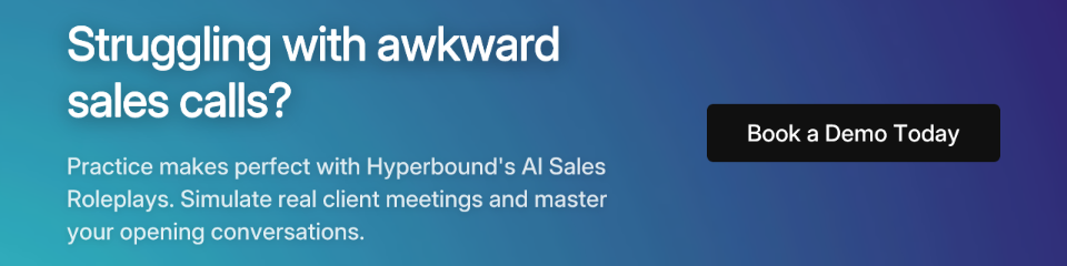 Struggling with awkward sales calls?