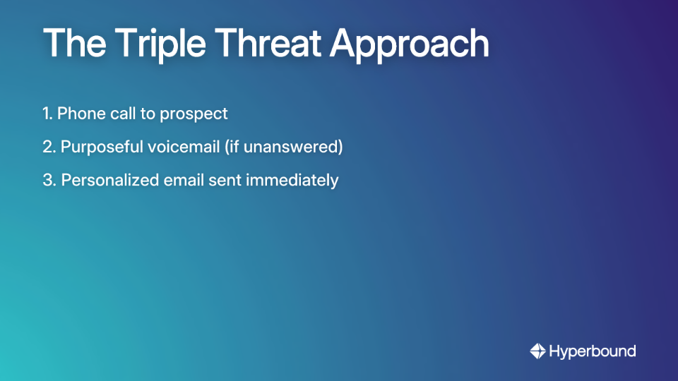 The Triple Threat Approach