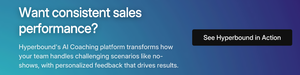 Want consistent sales performance?