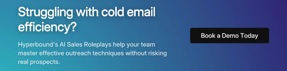 Struggling with cold email efficiency?