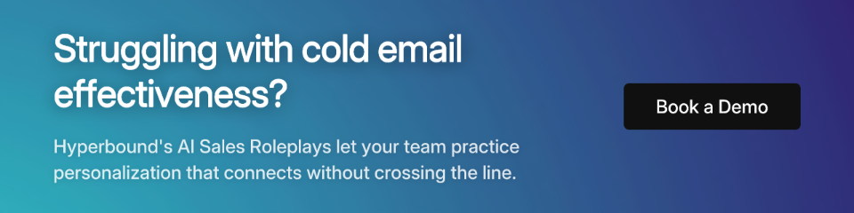 Struggling with cold email effectiveness?