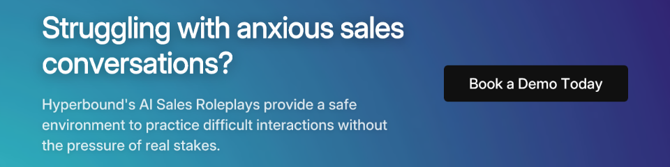 Struggling with anxious sales conversations?