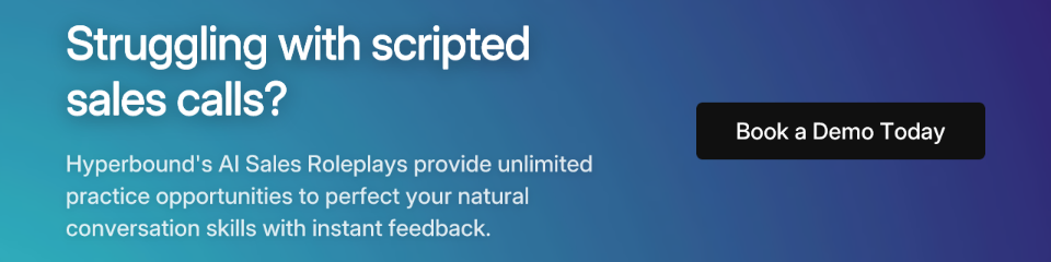 Struggling with scripted sales calls?