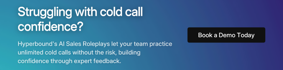 Struggling with cold call confidence?