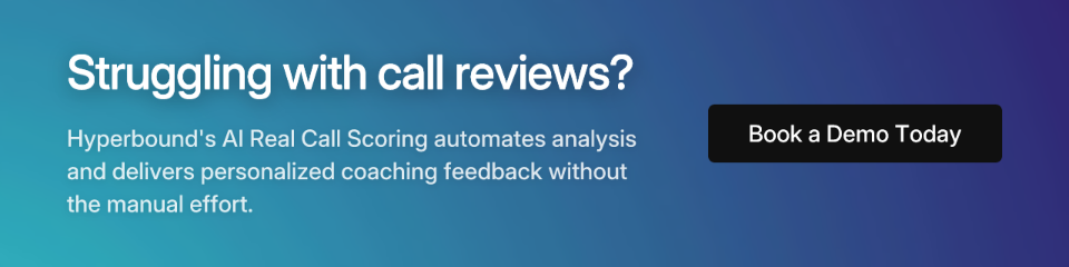 Struggling with call reviews?