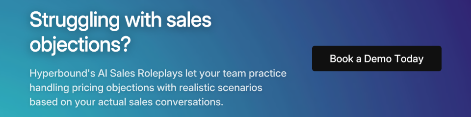 Struggling with sales objections?