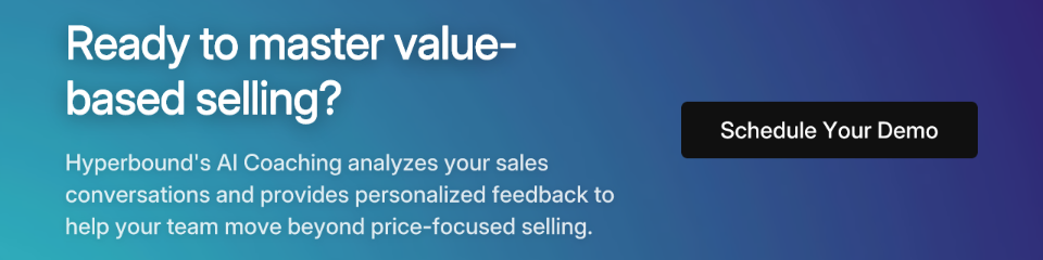 Ready to master value-based selling?