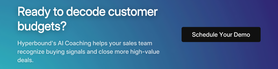 Ready to decode customer budgets?