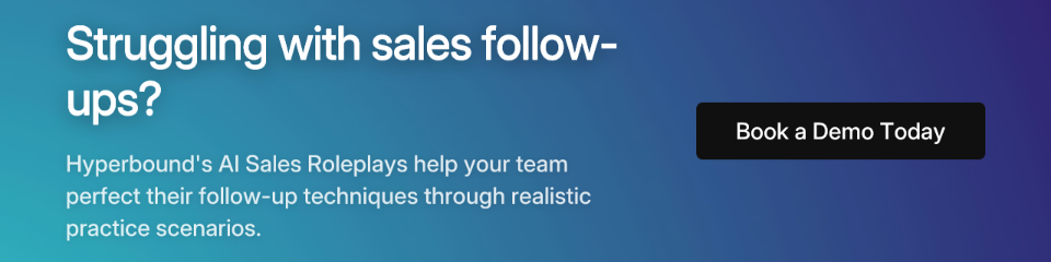 Struggling with sales follow-ups?