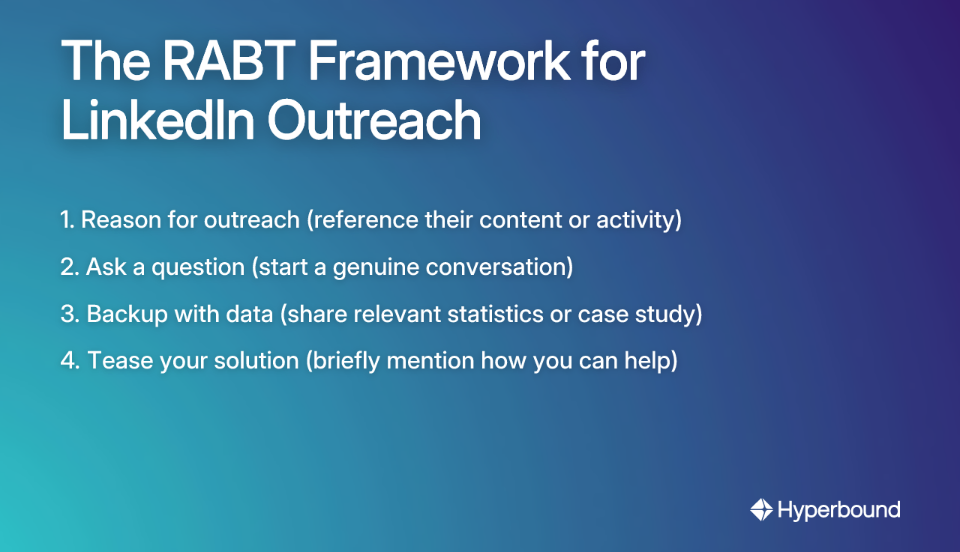 The RABT Framework for LinkedIn Outreach