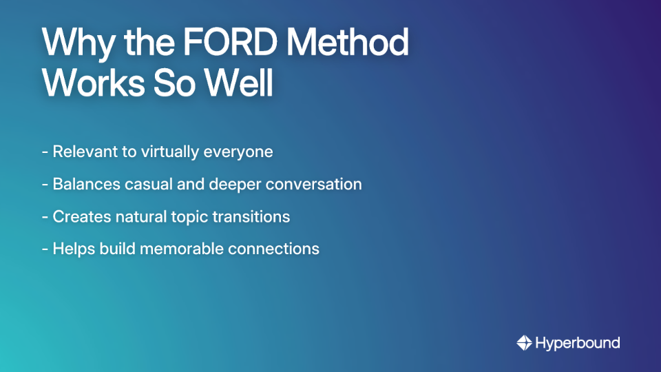 Why the FORD Method Works So Well