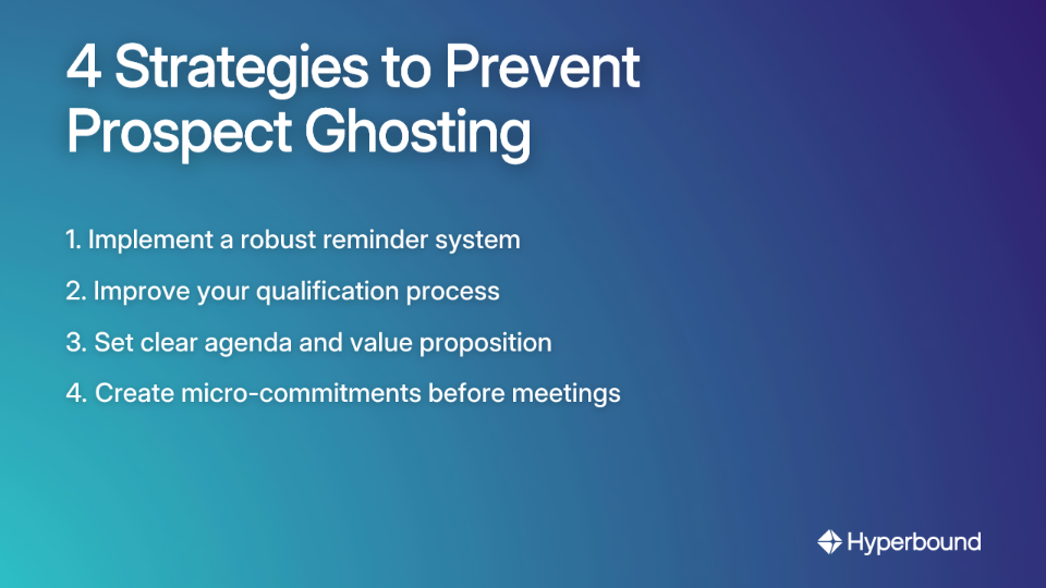 4 Strategies to Prevent Prospect Ghosting