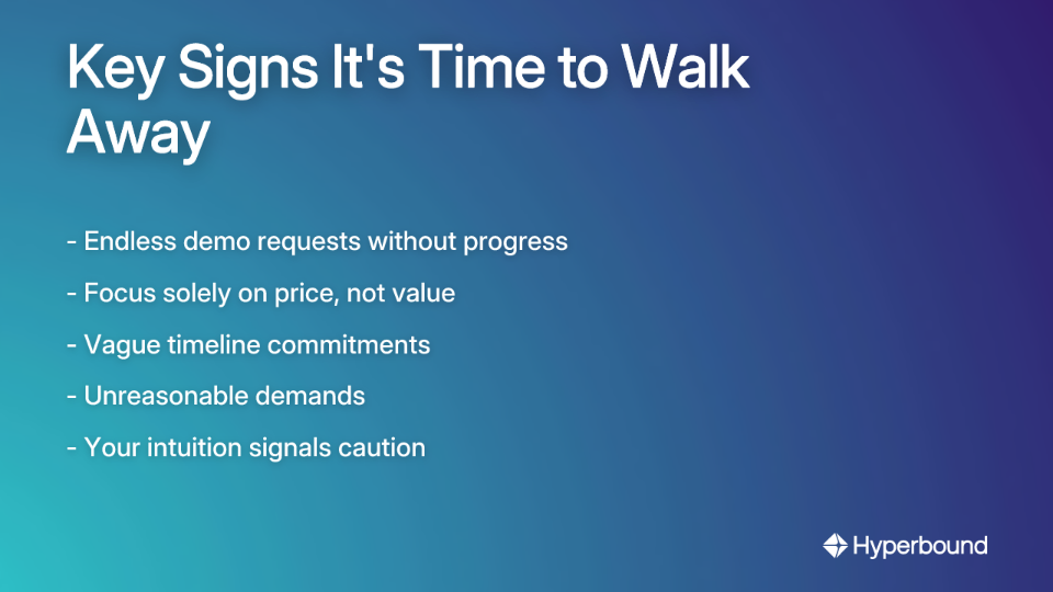 Key Signs It's Time to Walk Away