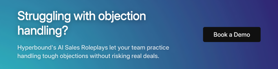 Struggling with objection handling?