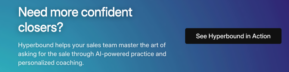 Need more confident closers?