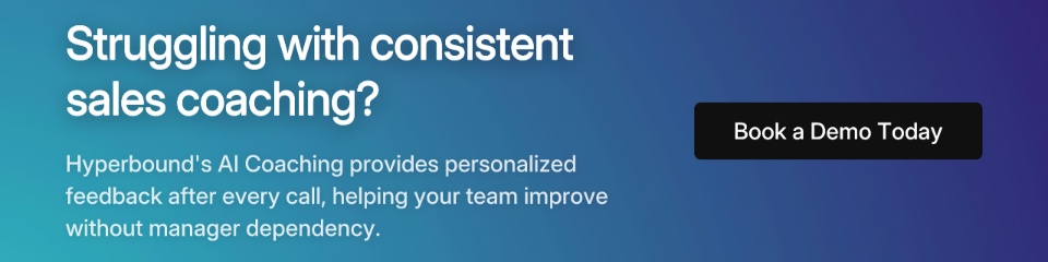 Struggling with consistent sales coaching?