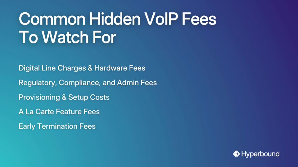 Common Hidden VoIP Fees To Watch For