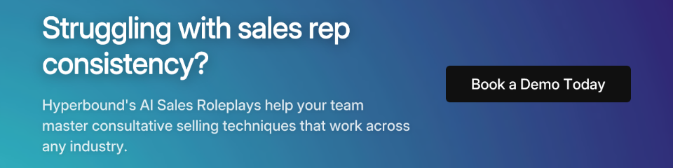 Struggling with sales rep consistency?