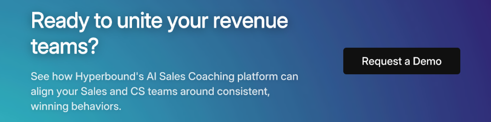 Ready to unite your revenue teams?