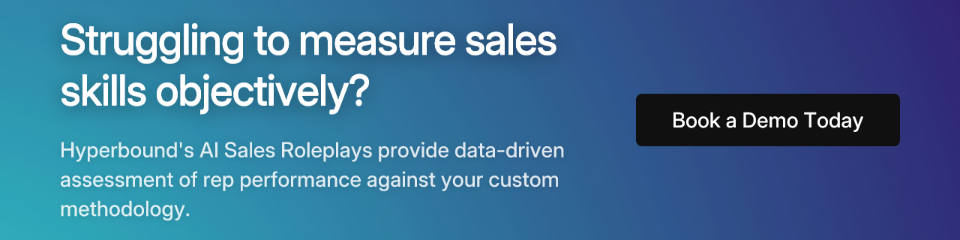 Struggling to measure sales skills objectively?