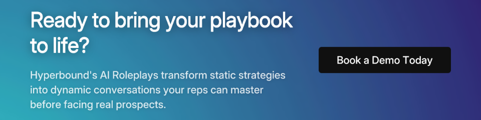 Ready to bring your playbook to life?