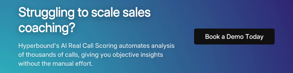 Struggling to scale sales coaching?