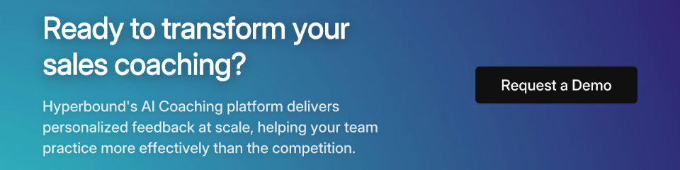 Ready to transform your sales coaching?