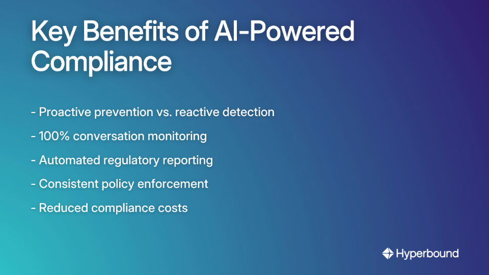 Key Benefits of AI-Powered Compliance
