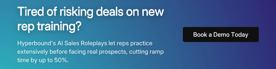 Tired of risking deals on new rep training?