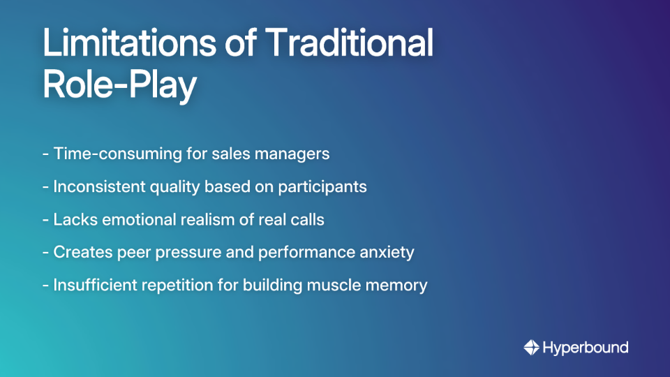 Limitations of Traditional Role-Play