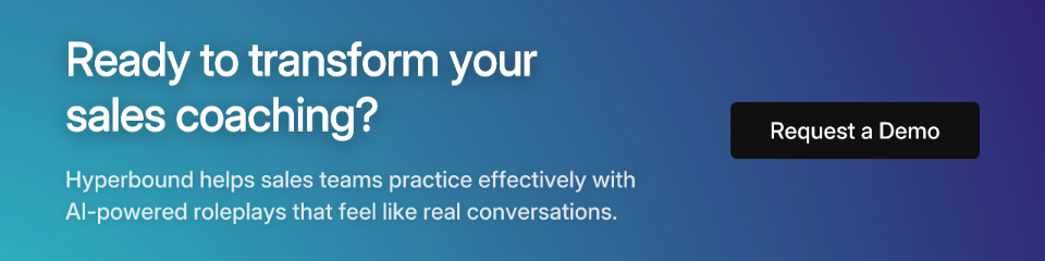 Ready to transform your sales coaching?