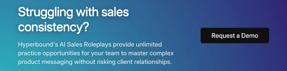 Struggling with sales consistency?