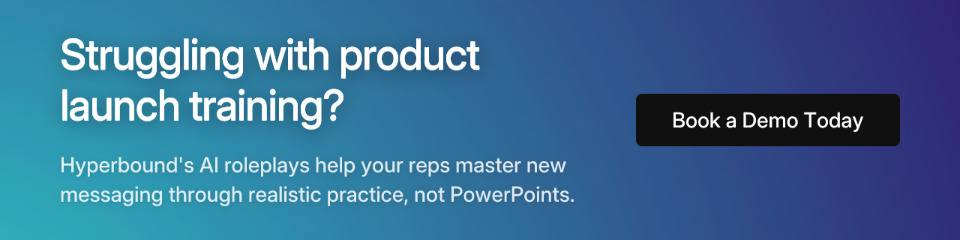 Struggling with product launch training?