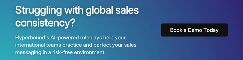 Struggling with global sales consistency?