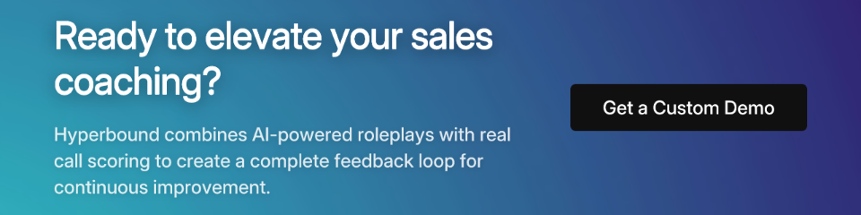 Ready to elevate your sales coaching?
