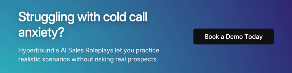 Struggling with cold call anxiety?